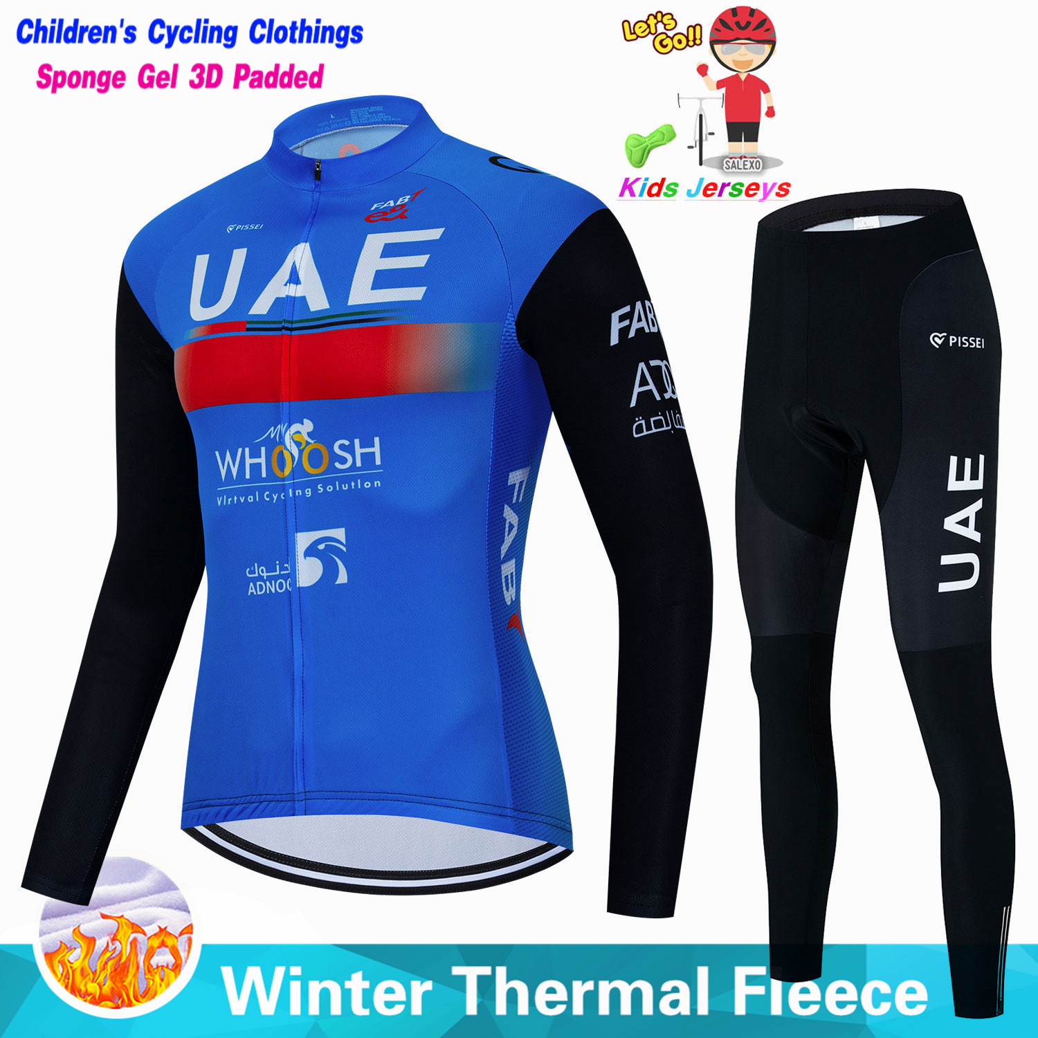 Uae Kids Winter Fleece Cycling – Cycling Gear Jersey recenzja i cena