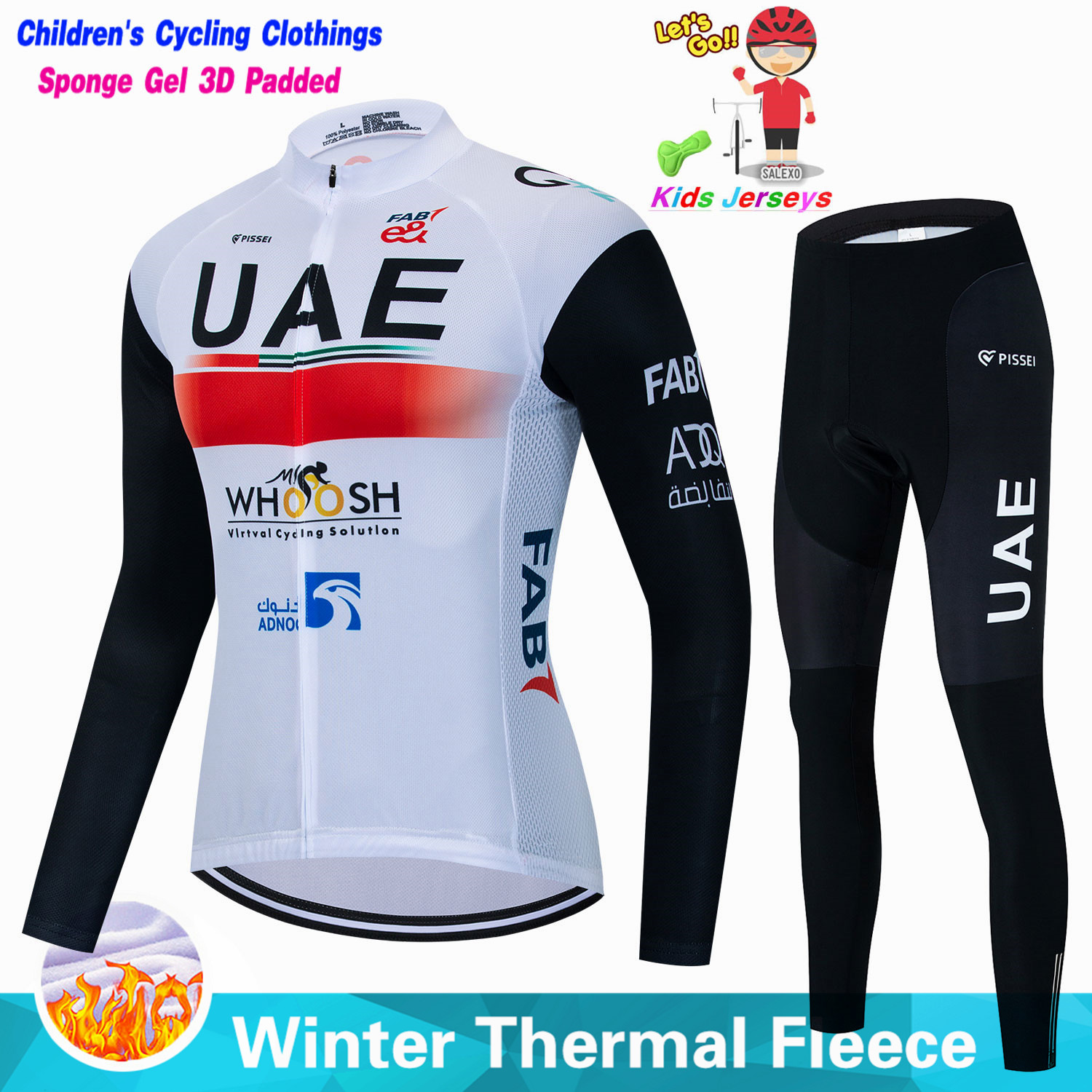 Uae Kids Winter Fleece Cycling – Cycling Gear Jersey recenzja i cena